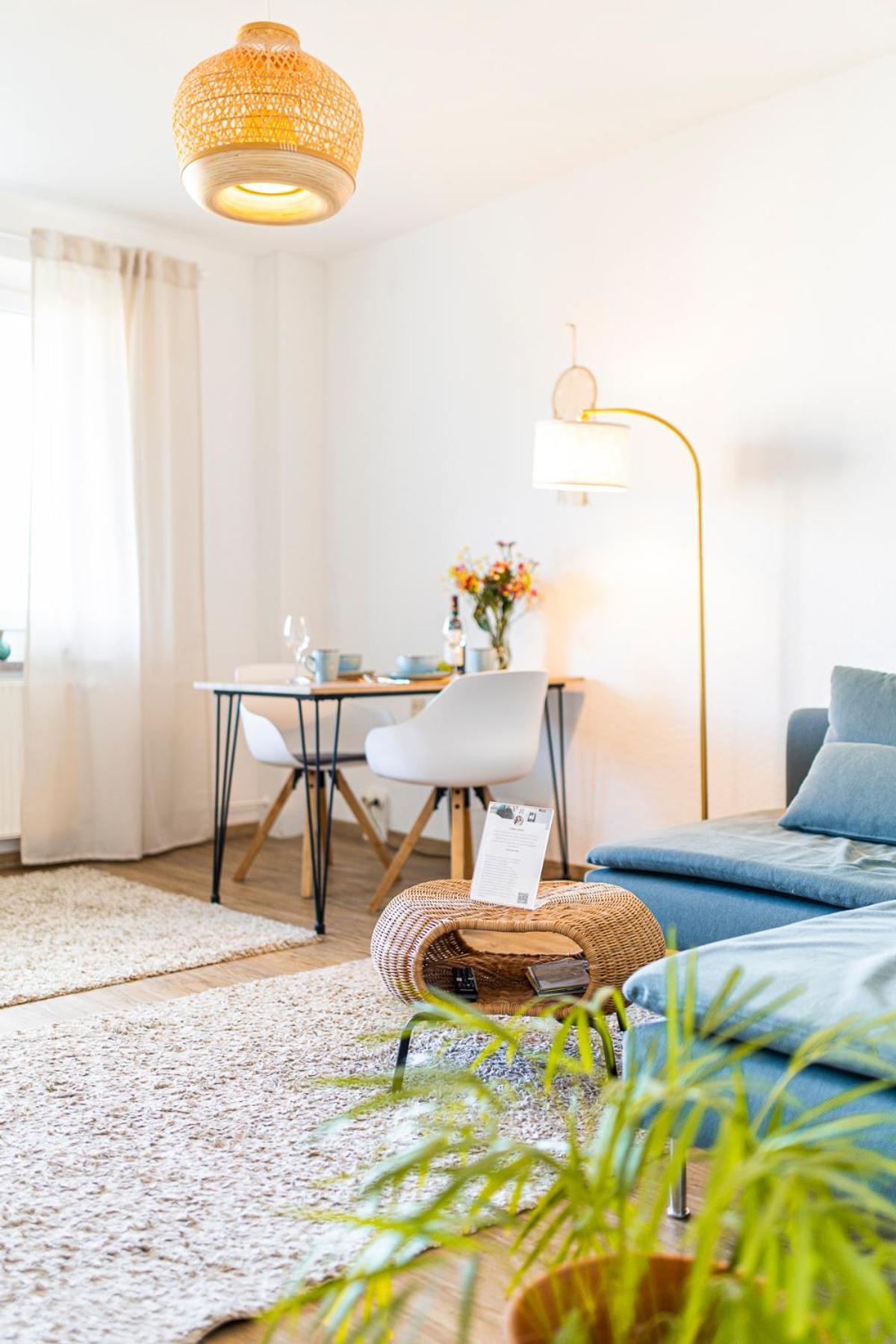 Modernes 2-Zimmer-Apartment Mit Balkon Und Netflix Jena Bagian luar foto